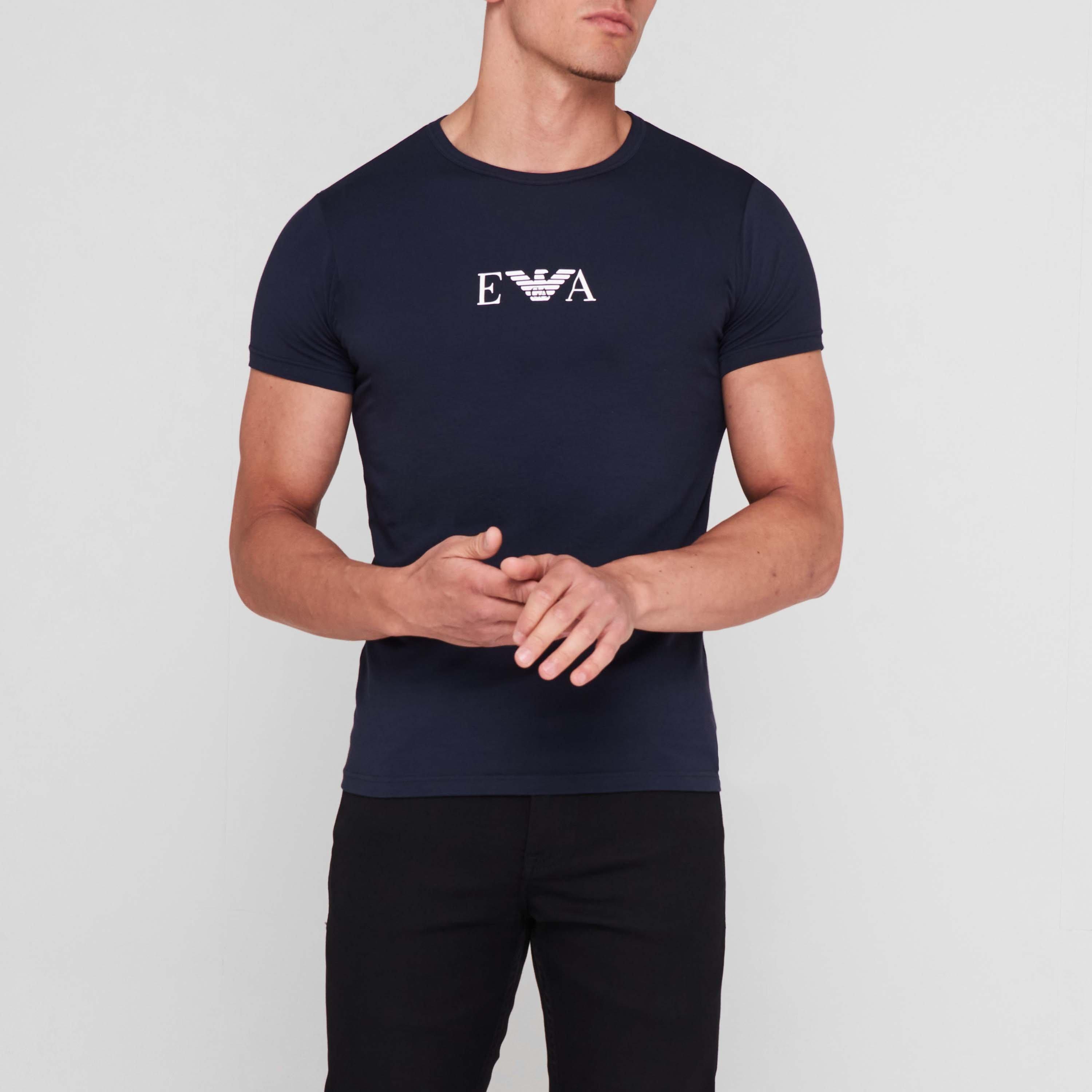Emporio Armani 2 Pack Chest Logo T Shirt