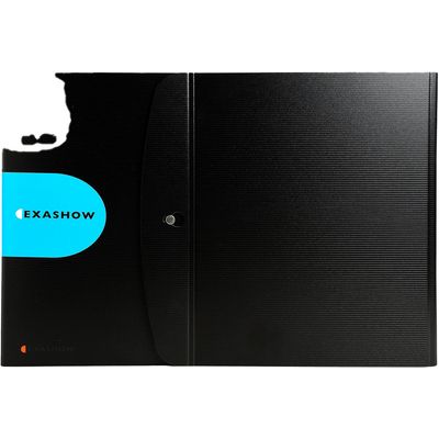 Exacompta Exactive Exashow - Portes-vues rechargeable - 50 vues - 5 positions - A3 - noir