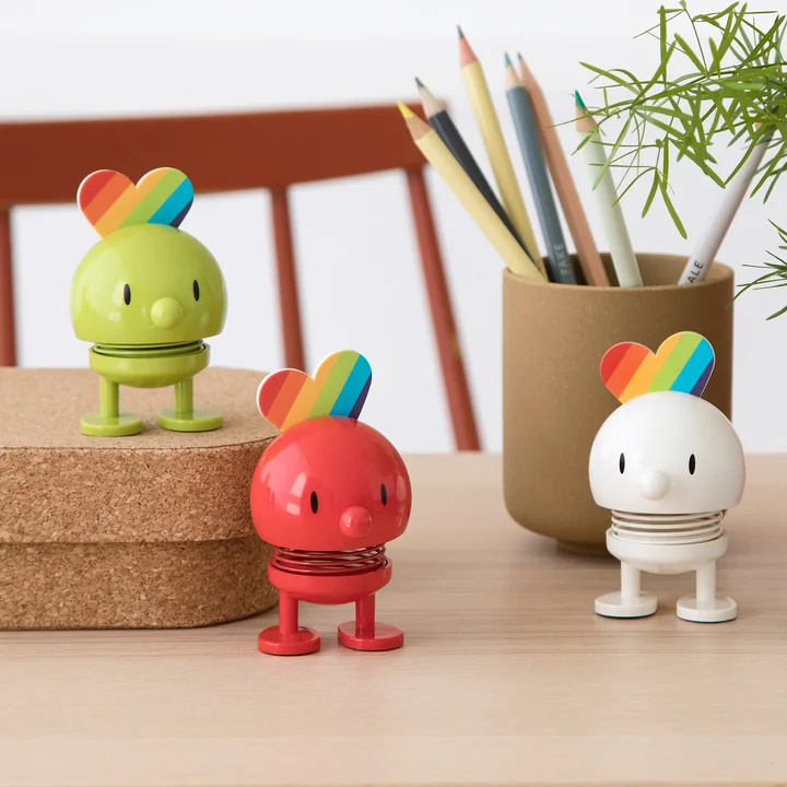 Hoptimist - Small Rainbow Deko-Figur, weiss