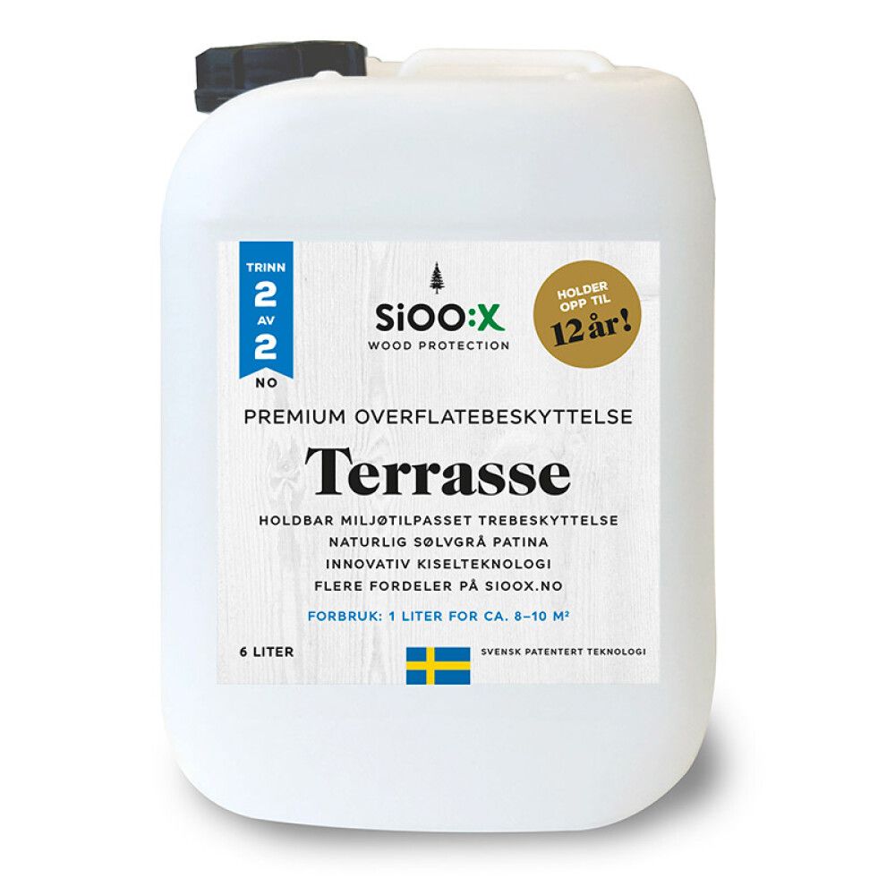 OVERFLATEBESKYTTELSE SIOO:X PREMIUM TERRASSE TRINN 2 6L
