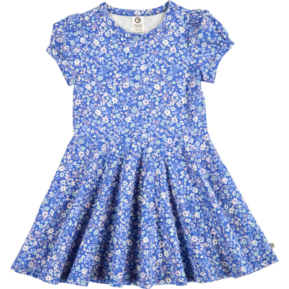 Køb Müsli Azure Blue/ Nectar/ Tofu Primrose Puff S/S Swing Kjole