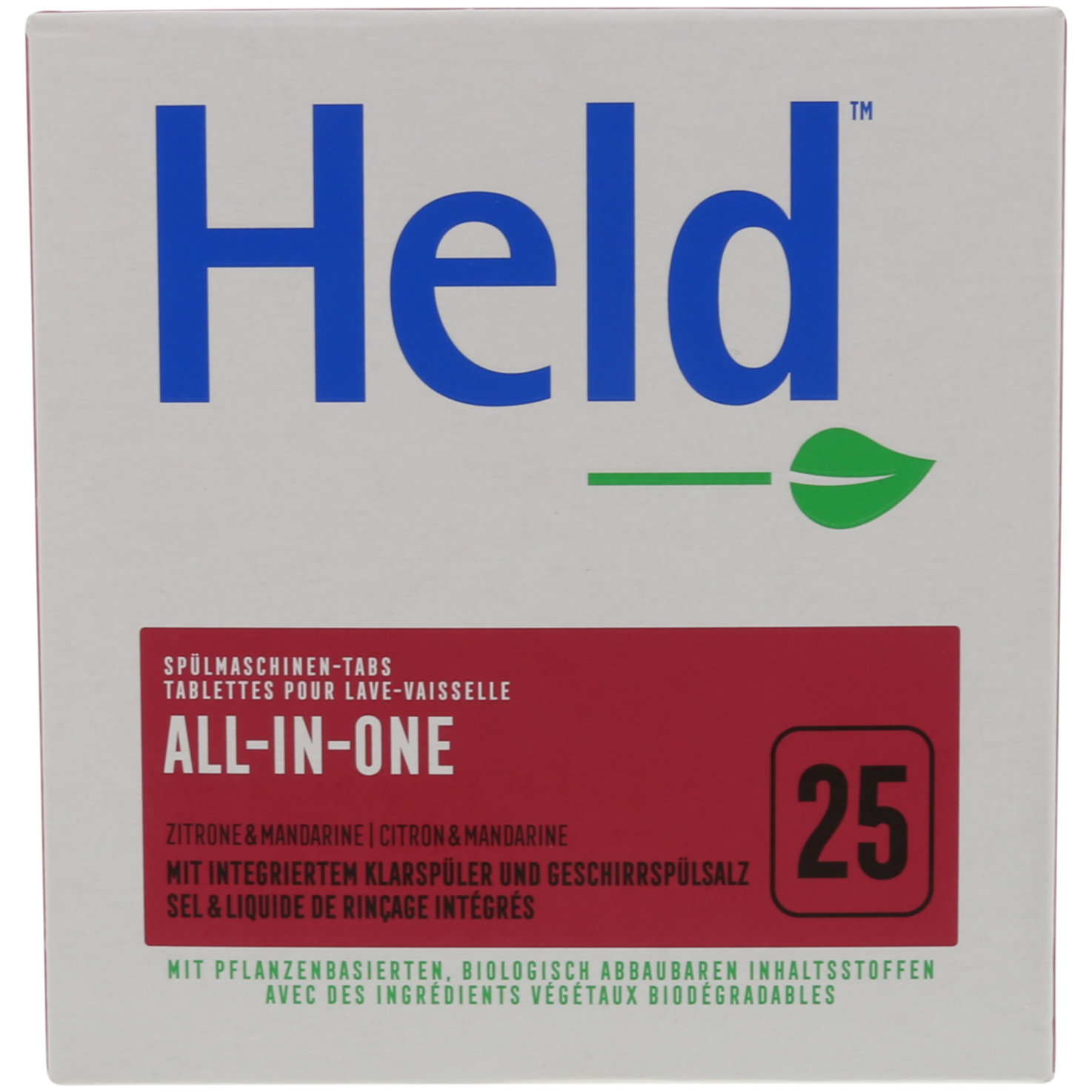Held Geschirrspül-Tabs All in 1 25 Stück