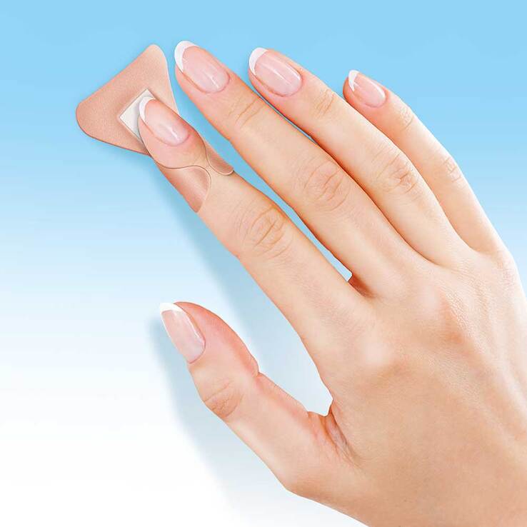 Nexcare Fingerpflaster comfort flexible 6x10cm, 10 St