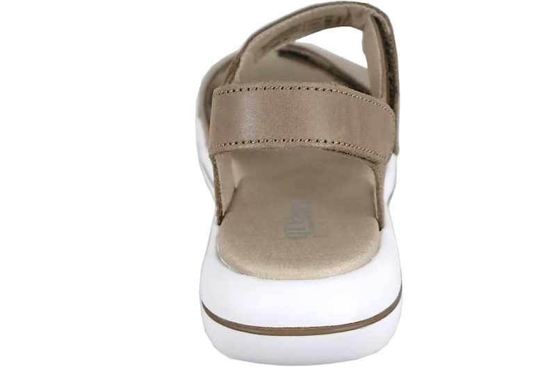 GREEN COMFORT LEAF OLIVEN FARVET SANDAL.