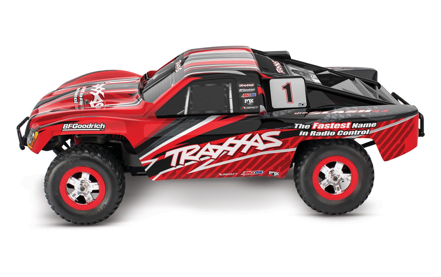Short Course Truck Slash 4x4 Titan Rot, RTR, 1:16<br>Kleiner SCT mit Allradantrieb und 550er Brushed Motor