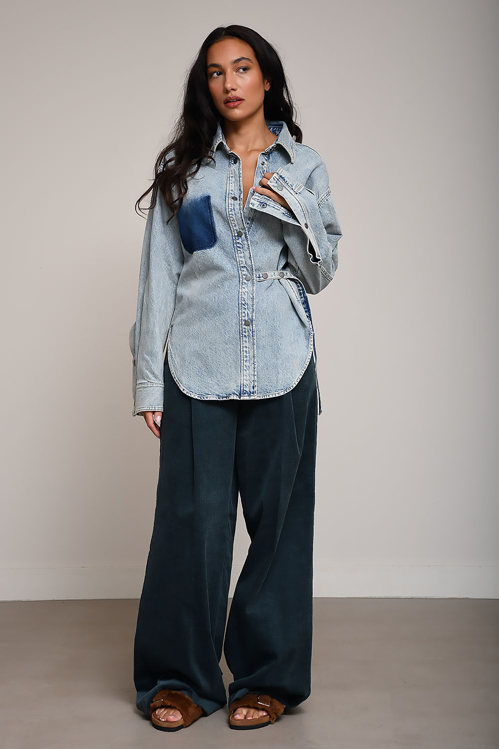 Bella denim top