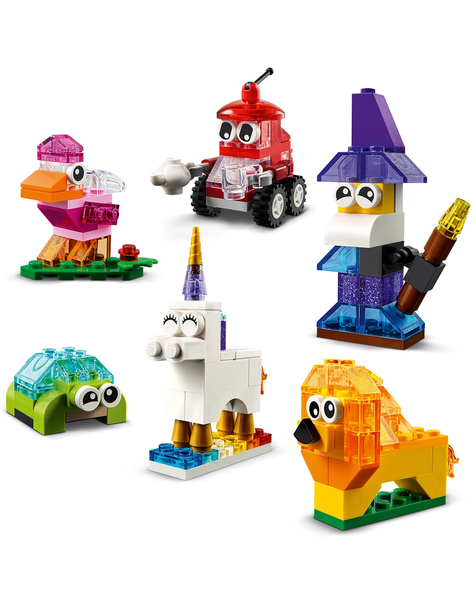 LEGO® 11013 Classic Kreativ-Bauset mit durchsichtigen Steinen