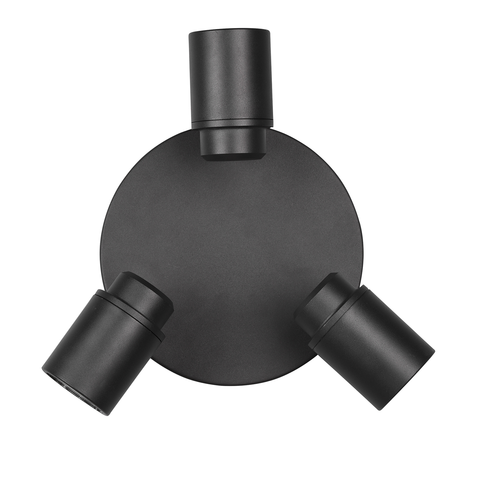 Spot-Rondell - schwarz - 3-flammig