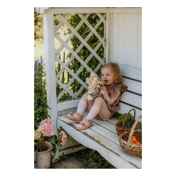 Petit Nord Sandales Scratchs Gry | Rose pâle