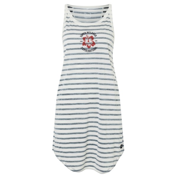 super.natural - Women's Relax Hibiskus Stripe Dress - Robe