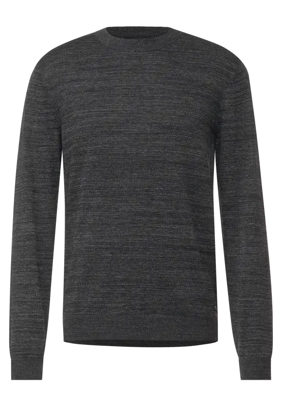 Basic Strickpullover - Black
