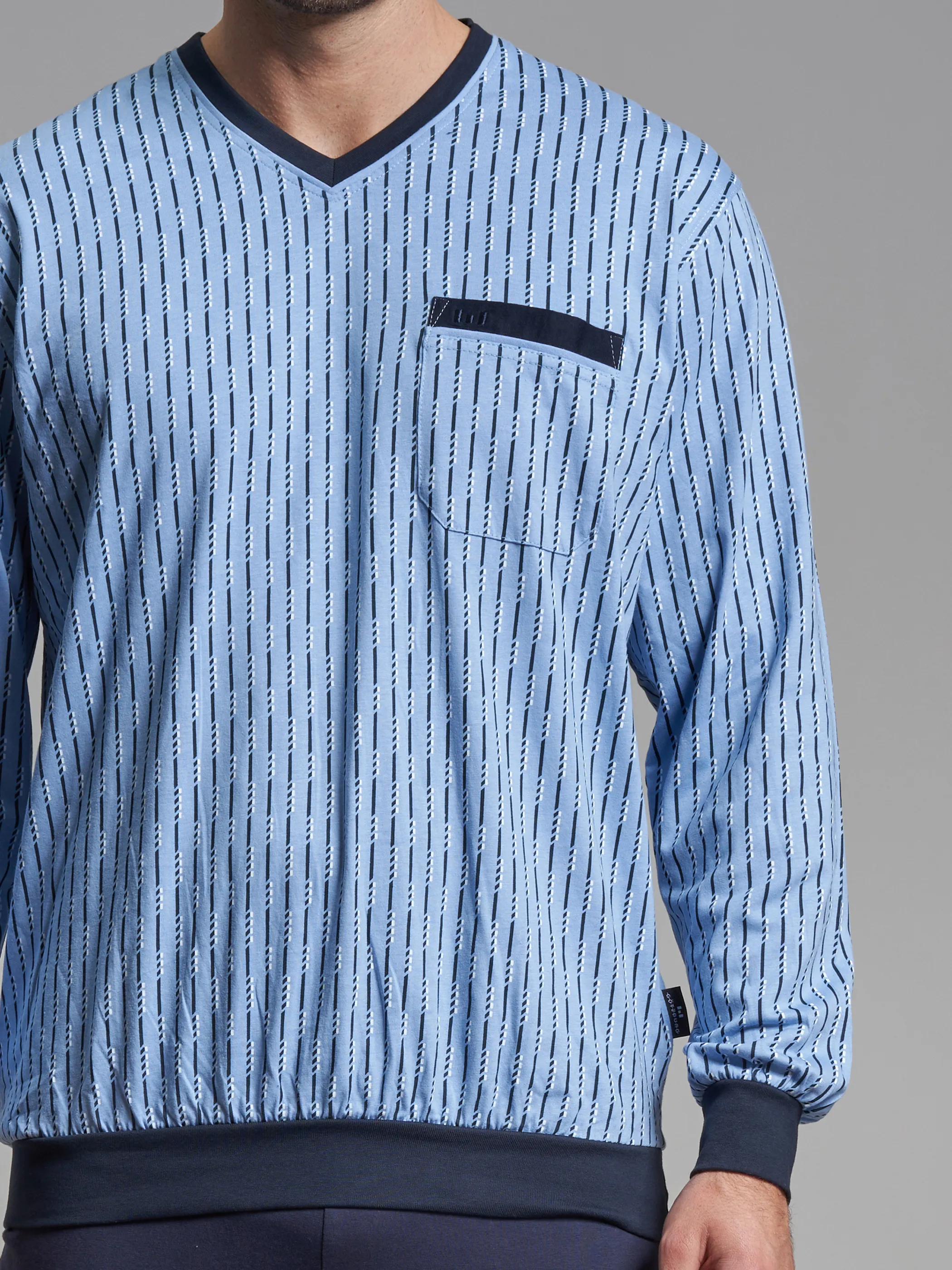 Herren Pyjame mit Print