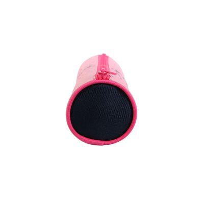 Trousse ronde Poivre Blanc - 1 compartiment - rose - Bagtrotter