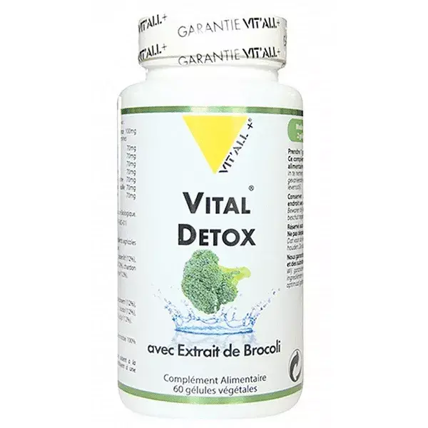 Vit'all+ Vital Detox 60 cápsulas vegetais
