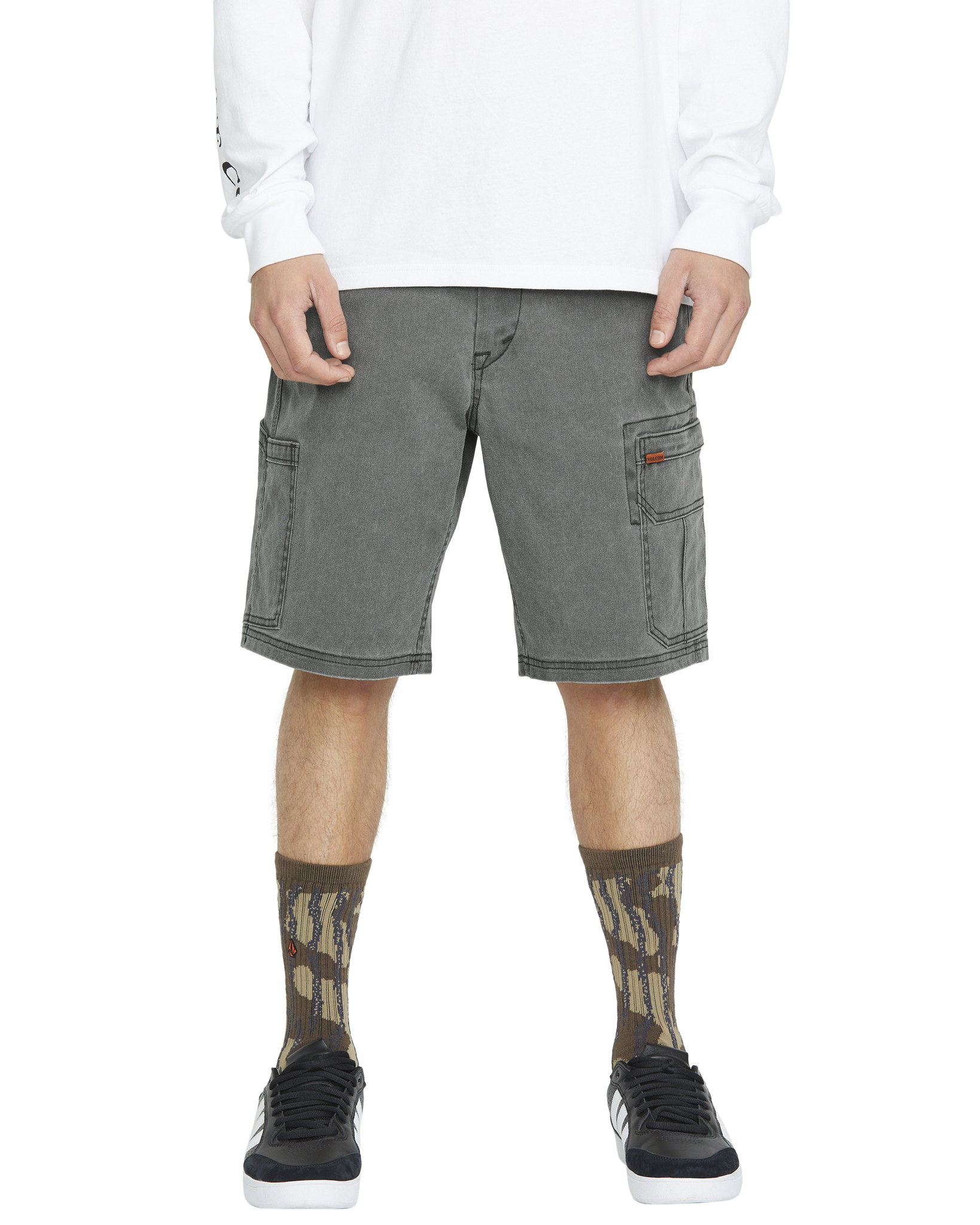 Volcom Gage Work Short 21 Stealth