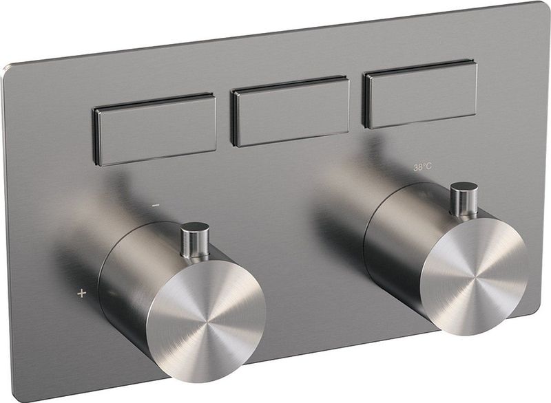 BRAUER - Brushed Edition - Inbouwthermostaat - RVS Geborsteld PVD