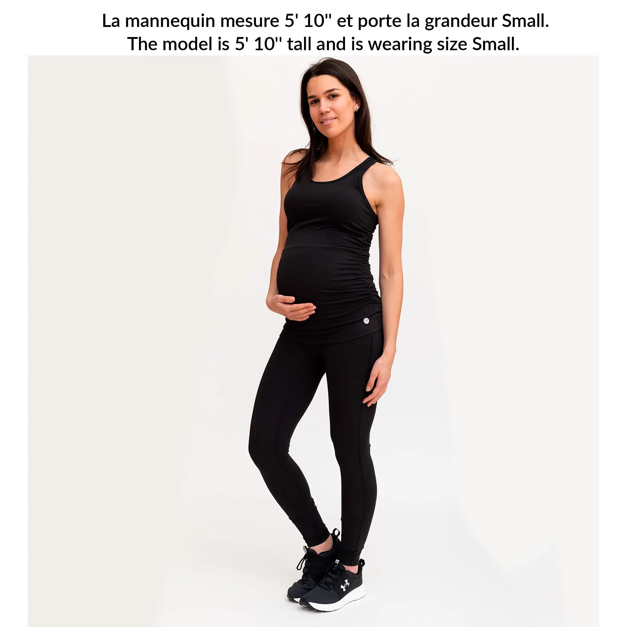 Bella Maternité Camisole Athlétique Noire