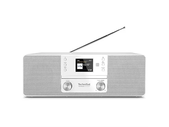 TechniSat DigitRadio 370 CD BT - Audiosystem - 2 x 5 Watt - hvid