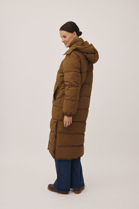 Magasin du Nord Collection Enya 1 GRS Water Repellent Puffer Jacket Tobacco brown
