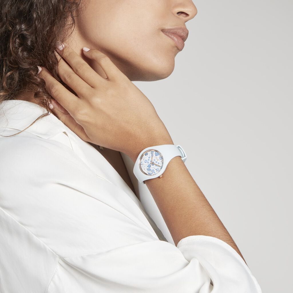 Montre Ice Watch Flower Bleu