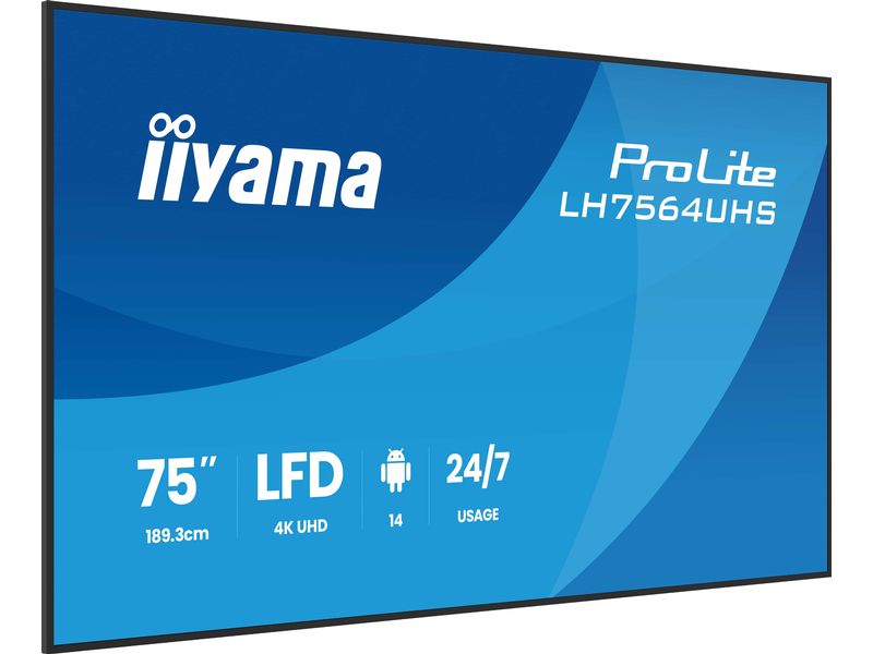 iiyama Public Display LH7564UHS-B1AG 75 