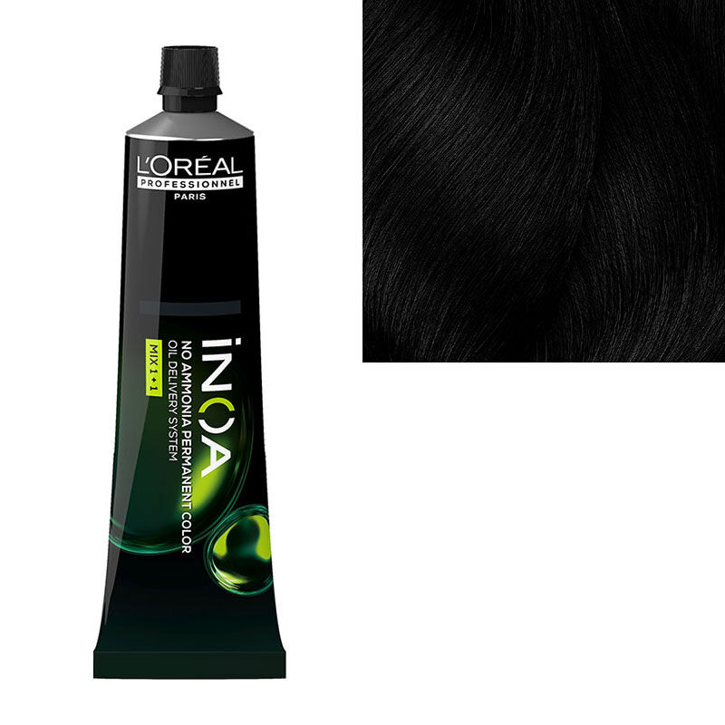 Coloration sans ammoniaque Inoa 1 noir fondamentale