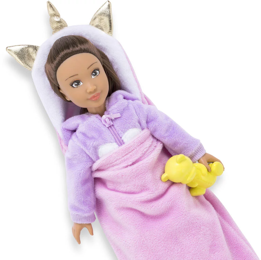 COROLLE GIRLS -POUPEE MANNEQUIN - COFFRET LUNA PYJAMA PARTY - 28CM