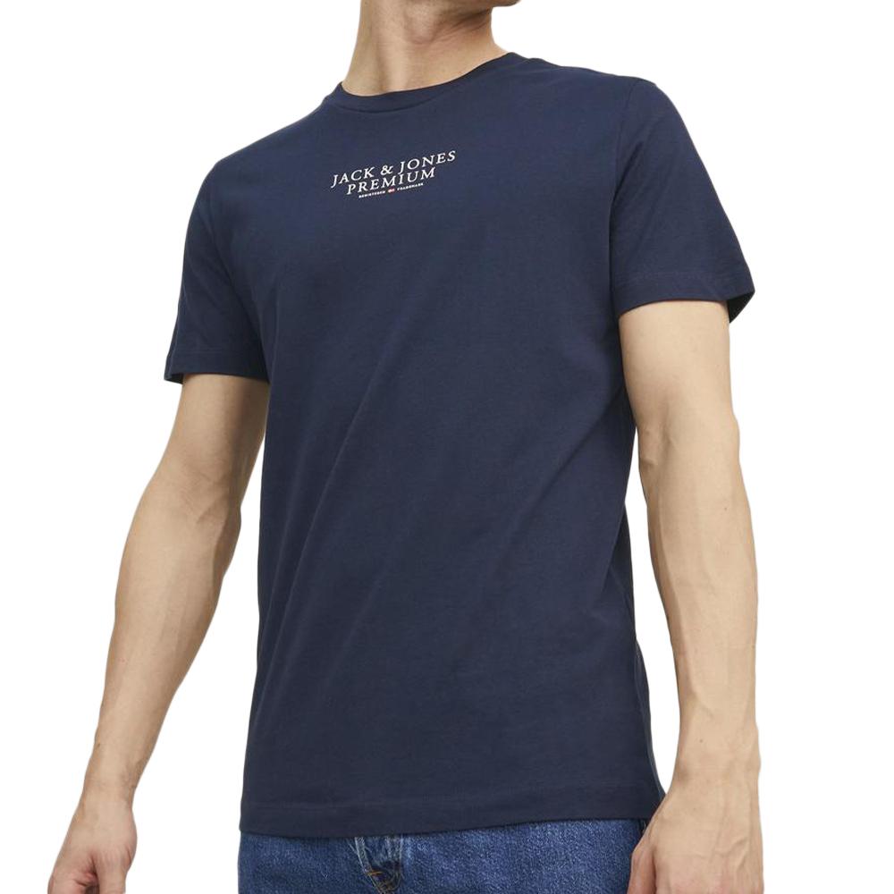 Jack & Jones T-shirt Marine Homme Jack & Jones Bluarchie