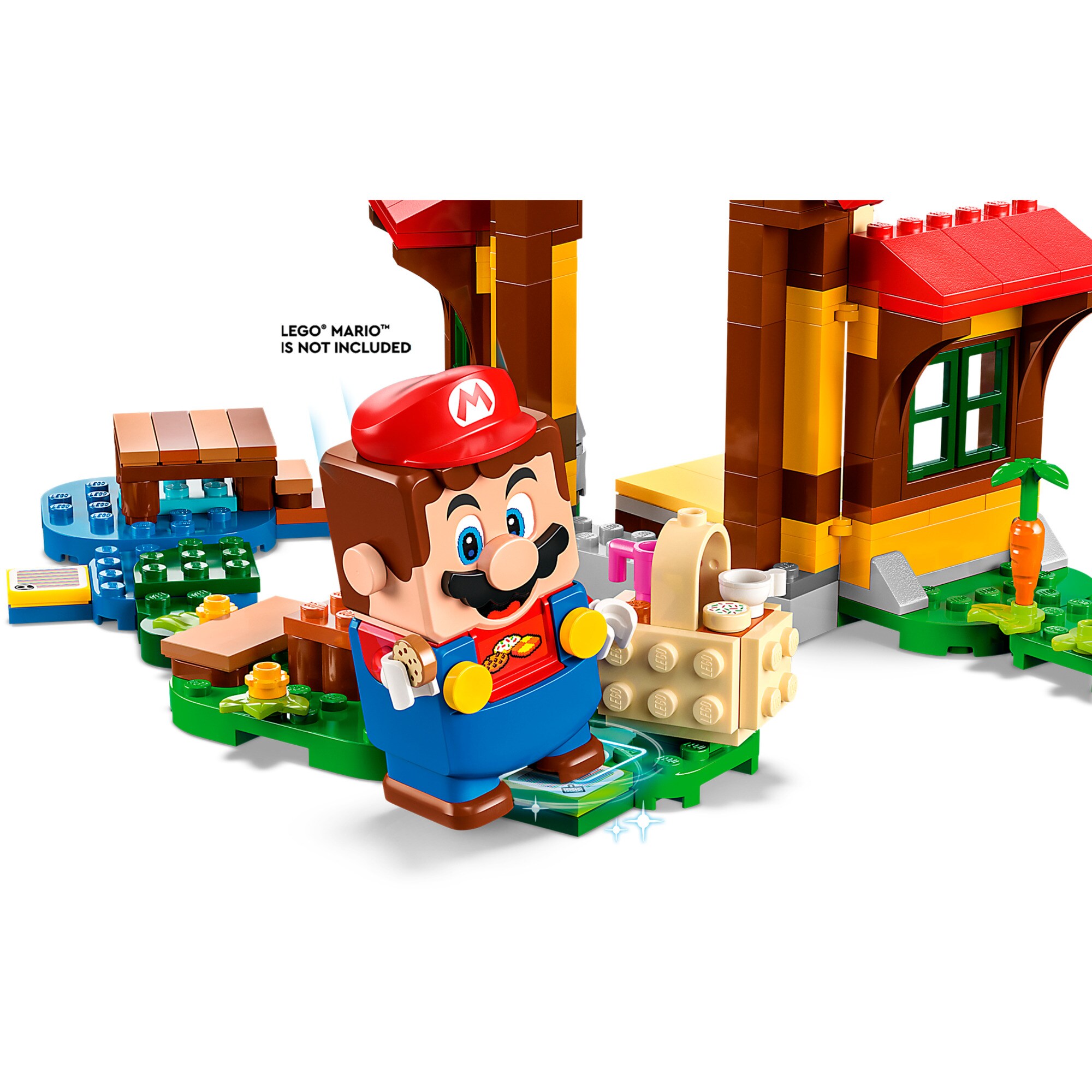 LEGO Konstruktionsspielzeug Super Mario Picknick bei Mario - Erweiterungsset