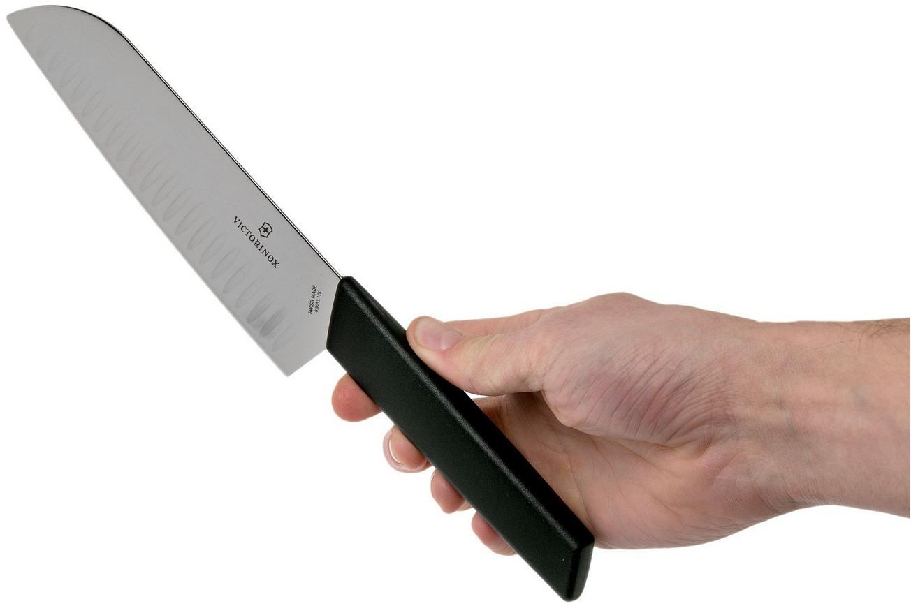 Victorinox Swiss Modern santoku 17 cm, zwart