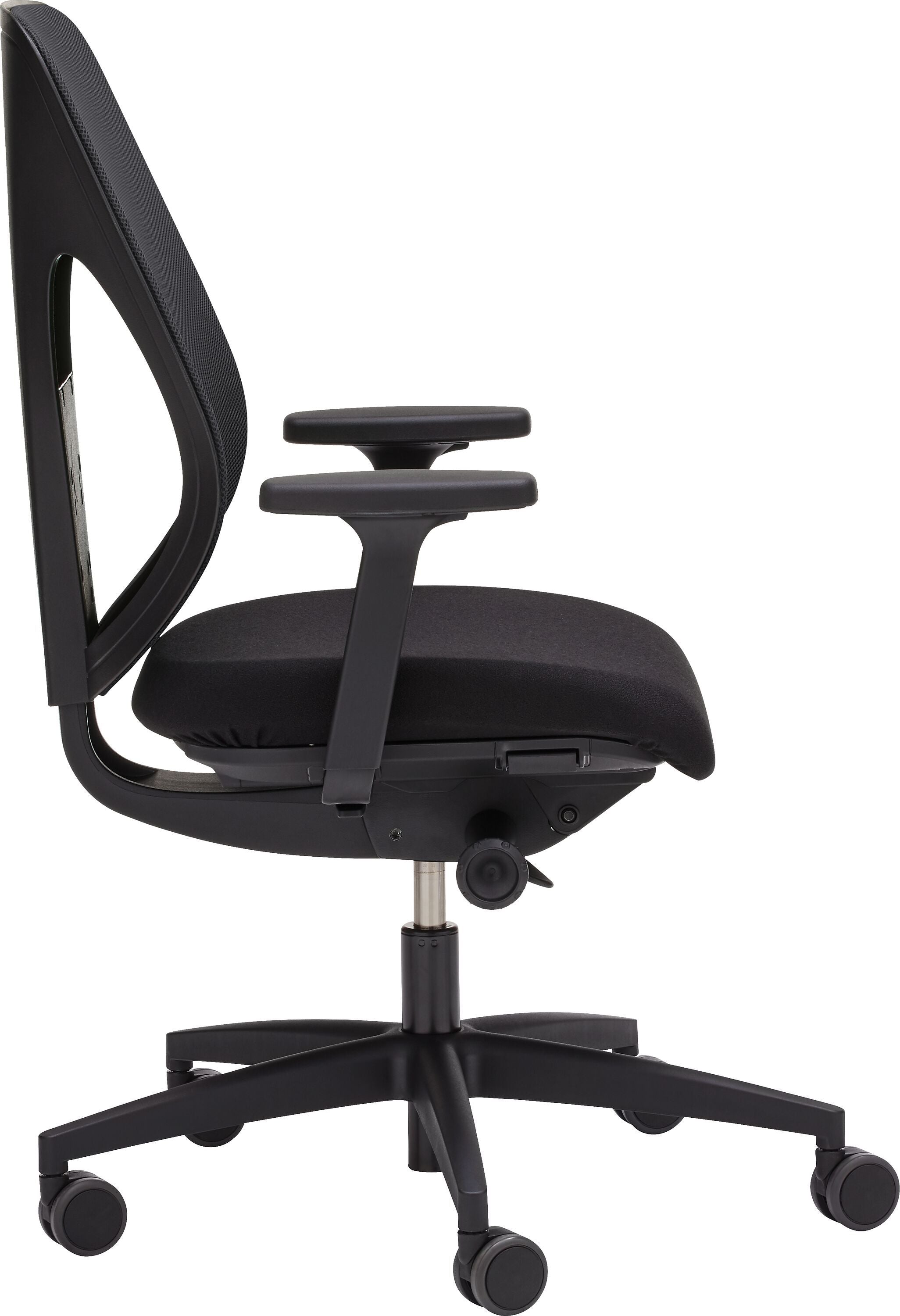 Giroflex 353 Netzrücken Bürostuhl - Anthrazit / B: 69.0 cm x T: 70.0 cm x H: 114.0 cm