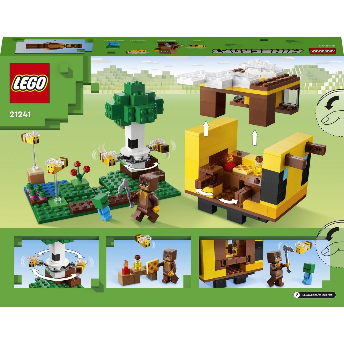 La cabane Abeille de Lego Minecraft 21241