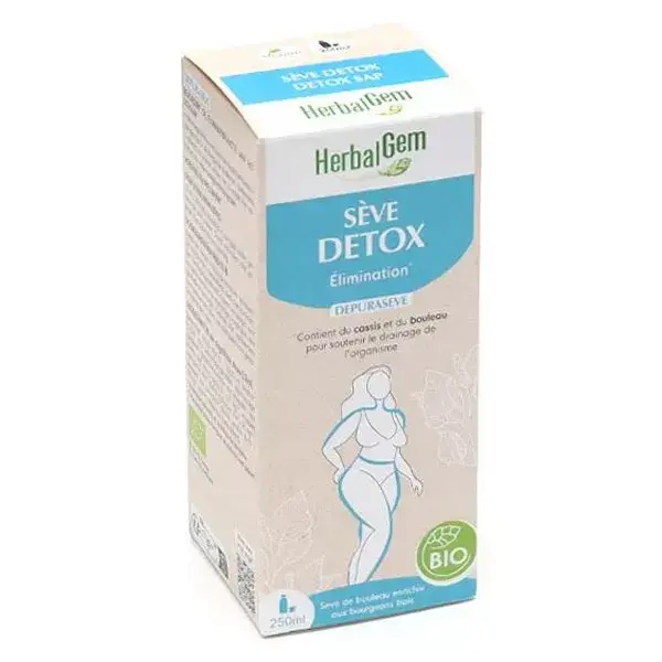 Herbalgem Sève de Bouleau Fraîche Dépurasève Bio 250ml