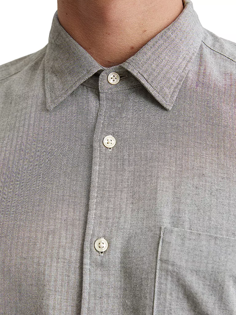 MARC O'POLO Hemd Regular Fit grau
