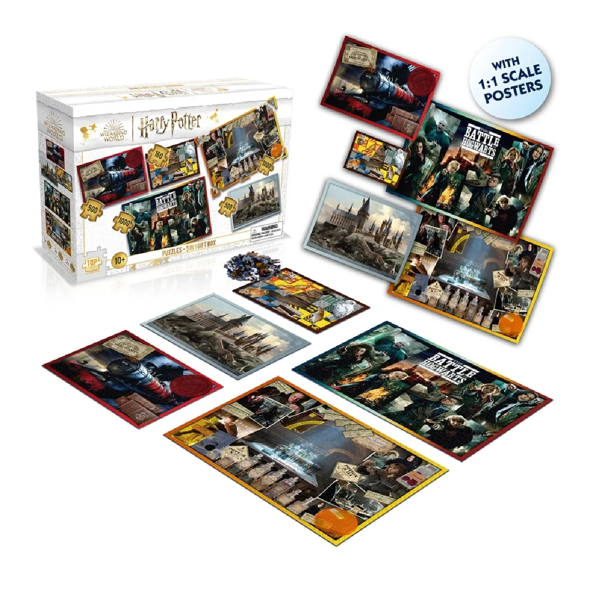 Winning Moves Puzzle Harry Potter 5x1 Set