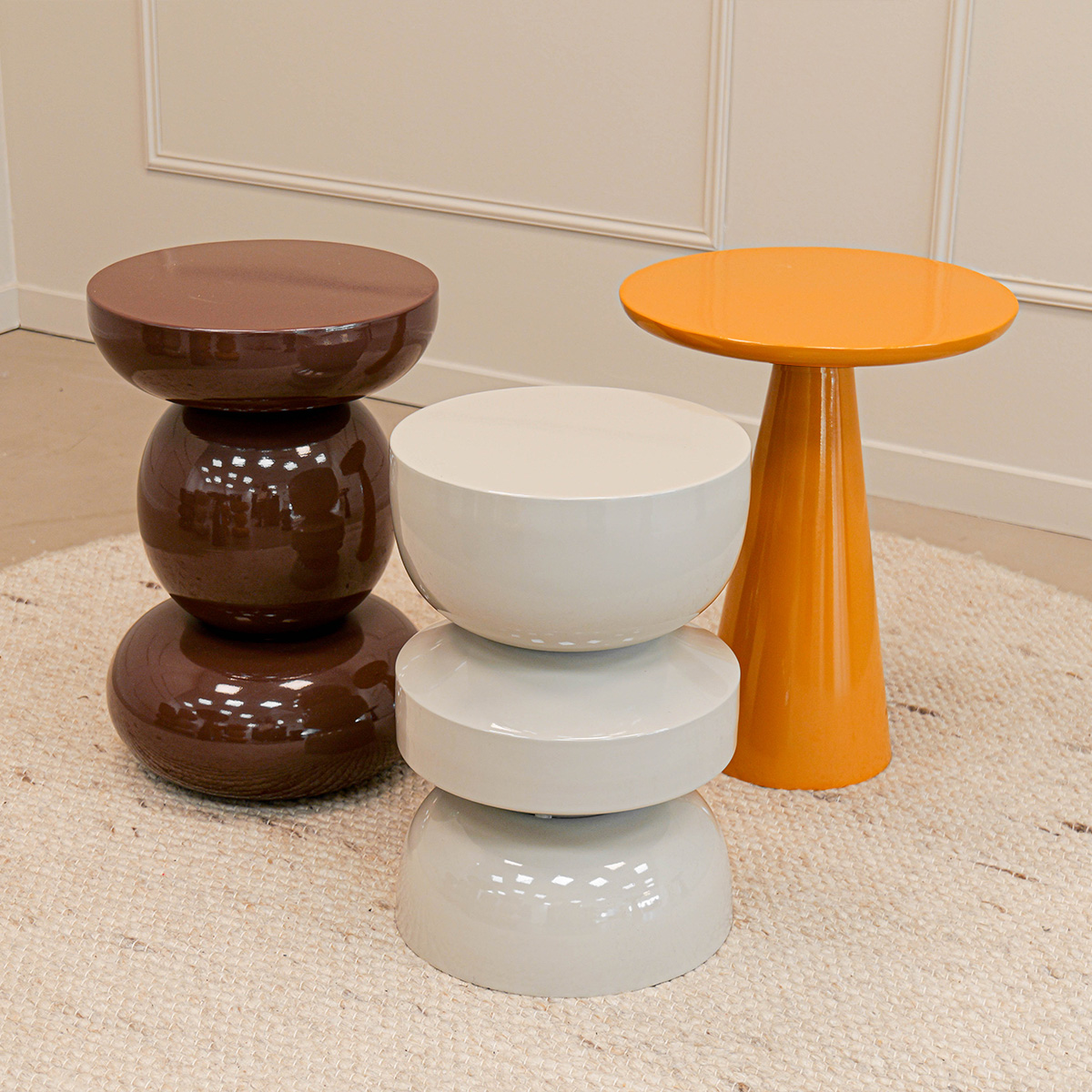 Kick bijzettafel Cato beige