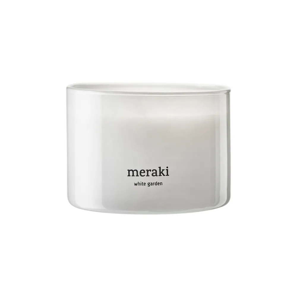 Meraki Duftlys White Garden - 340 g.