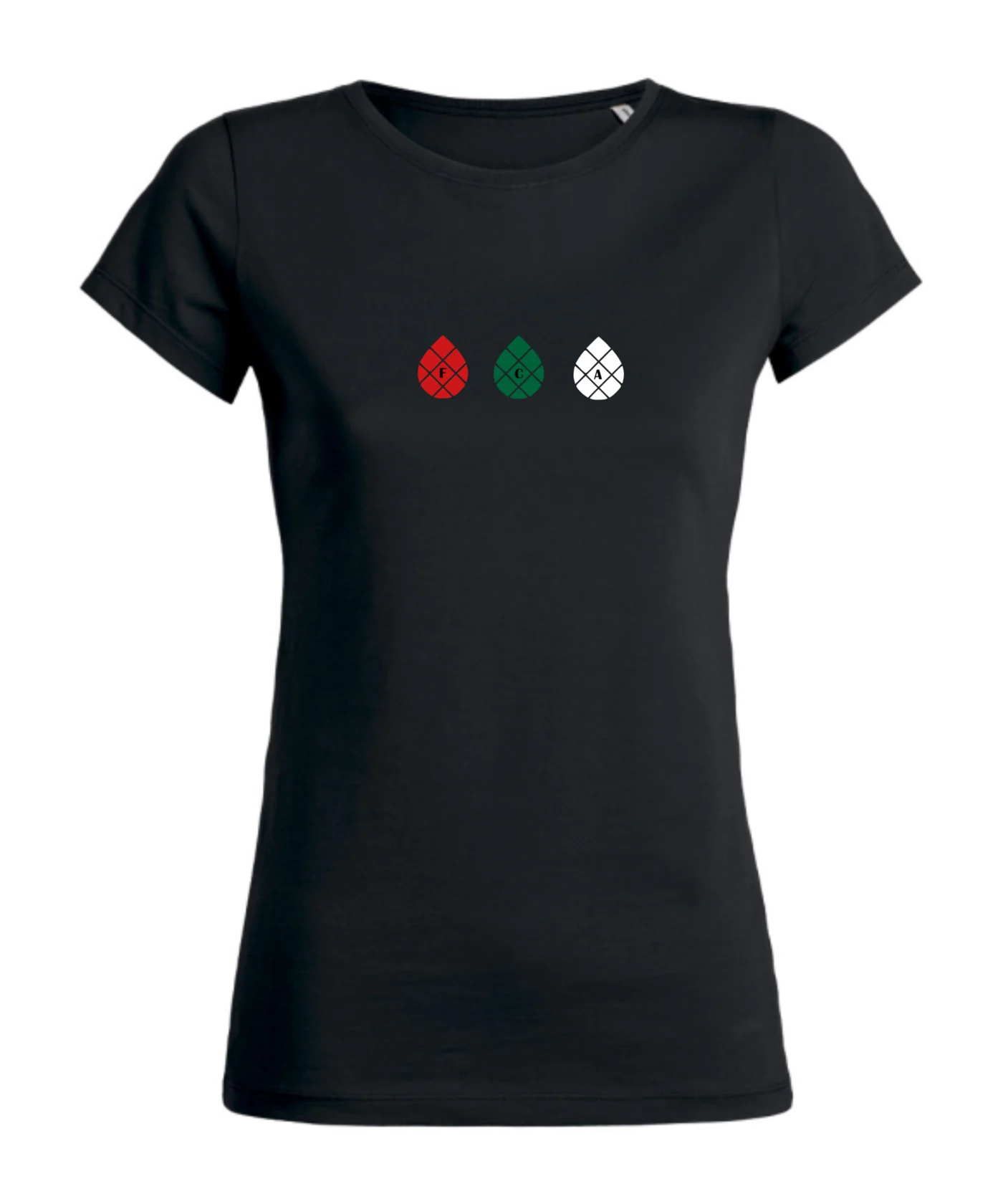 FC Augsburg T-Shirt Dreier Damen Schwarz