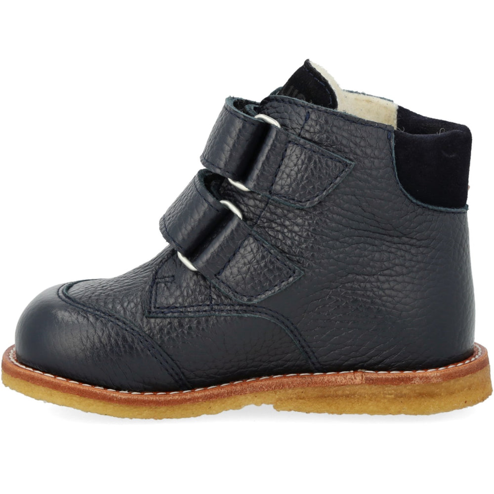 Køb Angulus Navy/Navy Begynder TEX-støvle Med Broderet Snemand