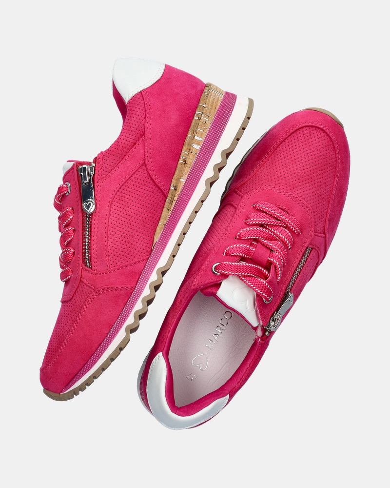 Marco Tozzi Lage sneakers  - roze
