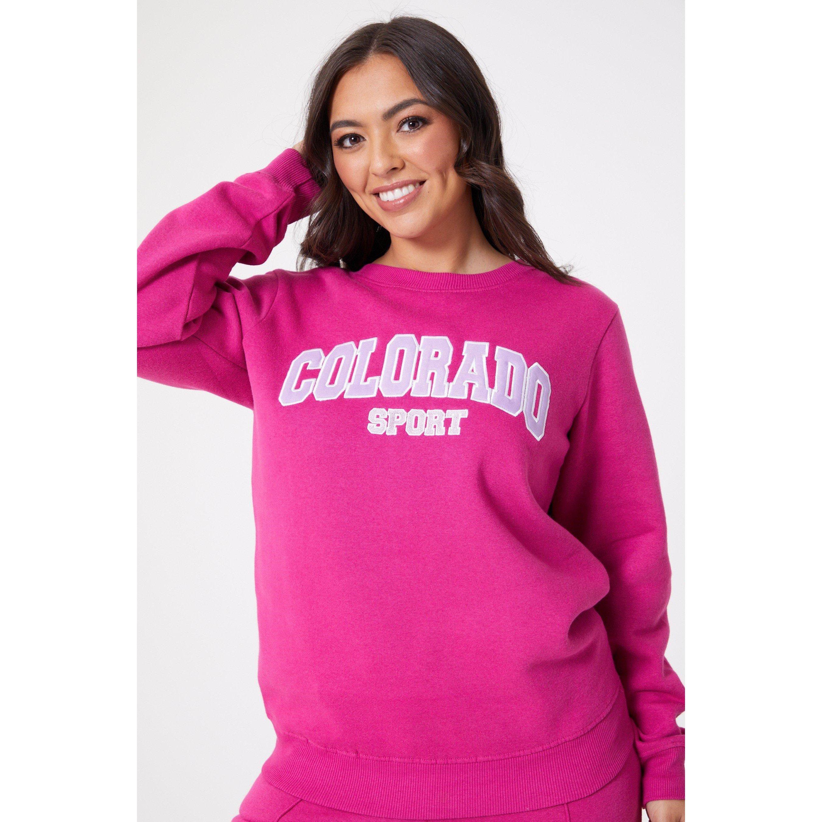 Be You Ladies Colorado Slogan Sweat Set