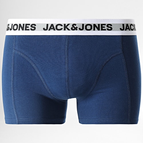 Lot De 3 Boxers Rikki Vert Kaki Bleu Marine Rouge
