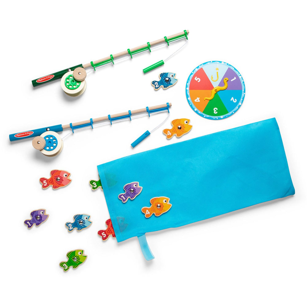 Køb Melissa & Doug Multifarvet Wooden Fishing Game Catch And Count