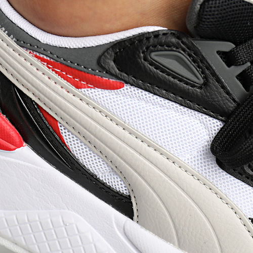 Baskets X-Ray Speed 384638 White Gray Violet Black Dark Shadow Red
