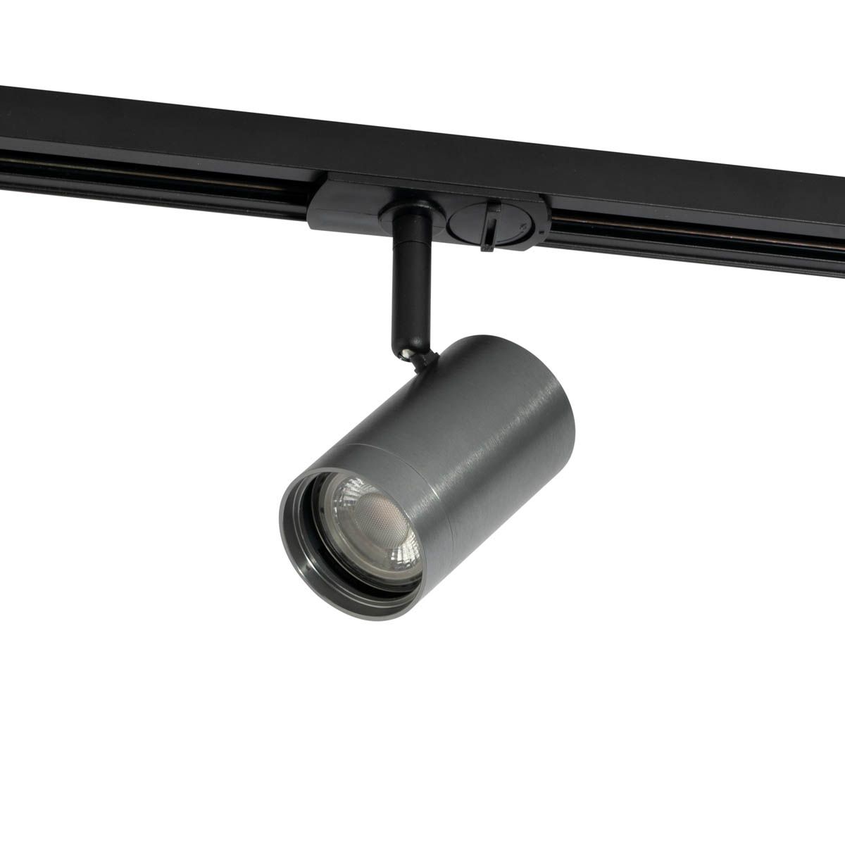 Moderne spot gunmetal voor railsysteem 1-fase  - Iconic Jeana