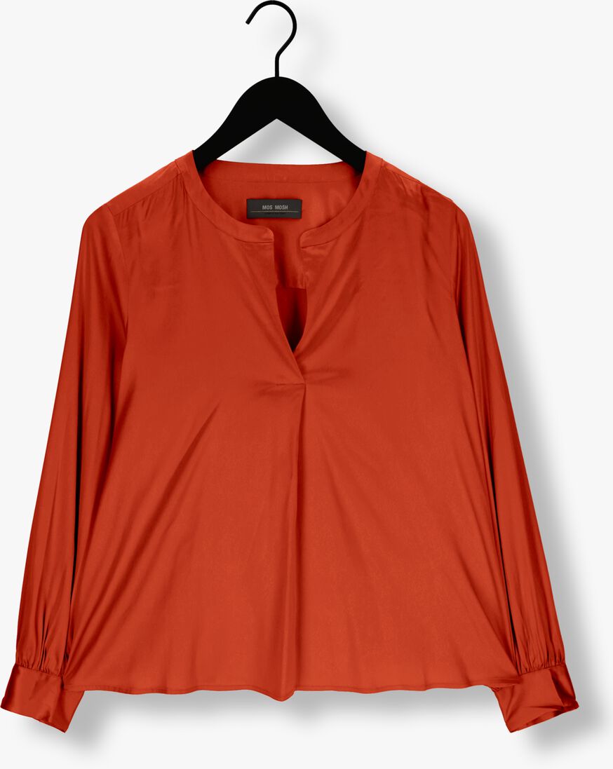 MOS MOSH oranje mos mosh blouse mmenfa satin blouse