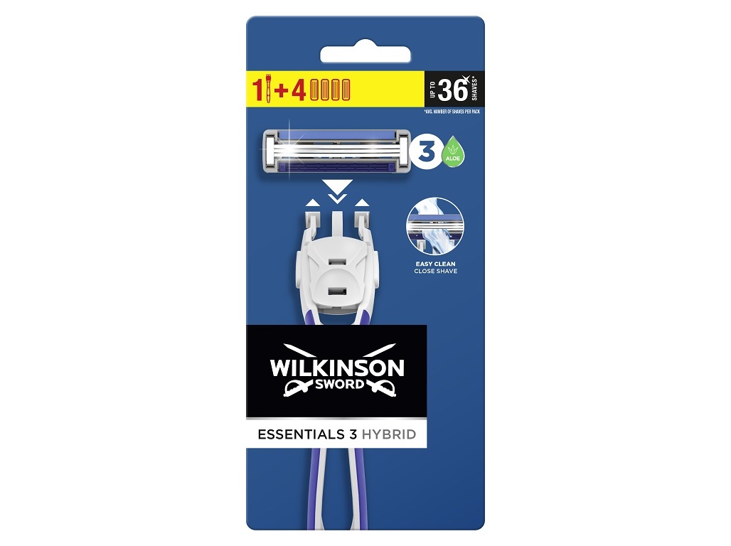 MÁQUINA WILKINSON HYBRID ESSENTIALS3 MÁQUINA  3RECARGAS