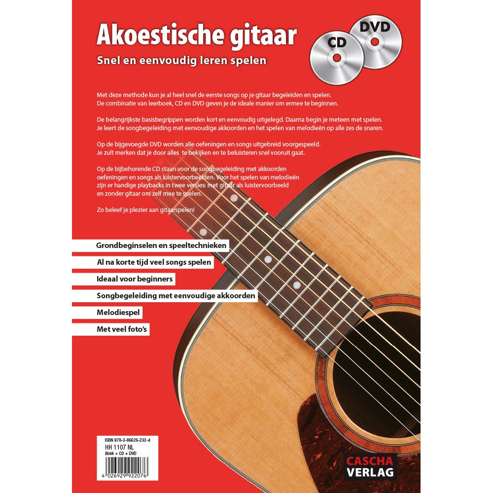 Cascha HH 1107 NL Akoestische gitaar - Snel en eenvoudig leren