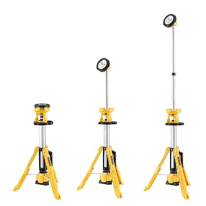 DeWALT DCL079 18V Li-ion accu LED werklamp body met statief