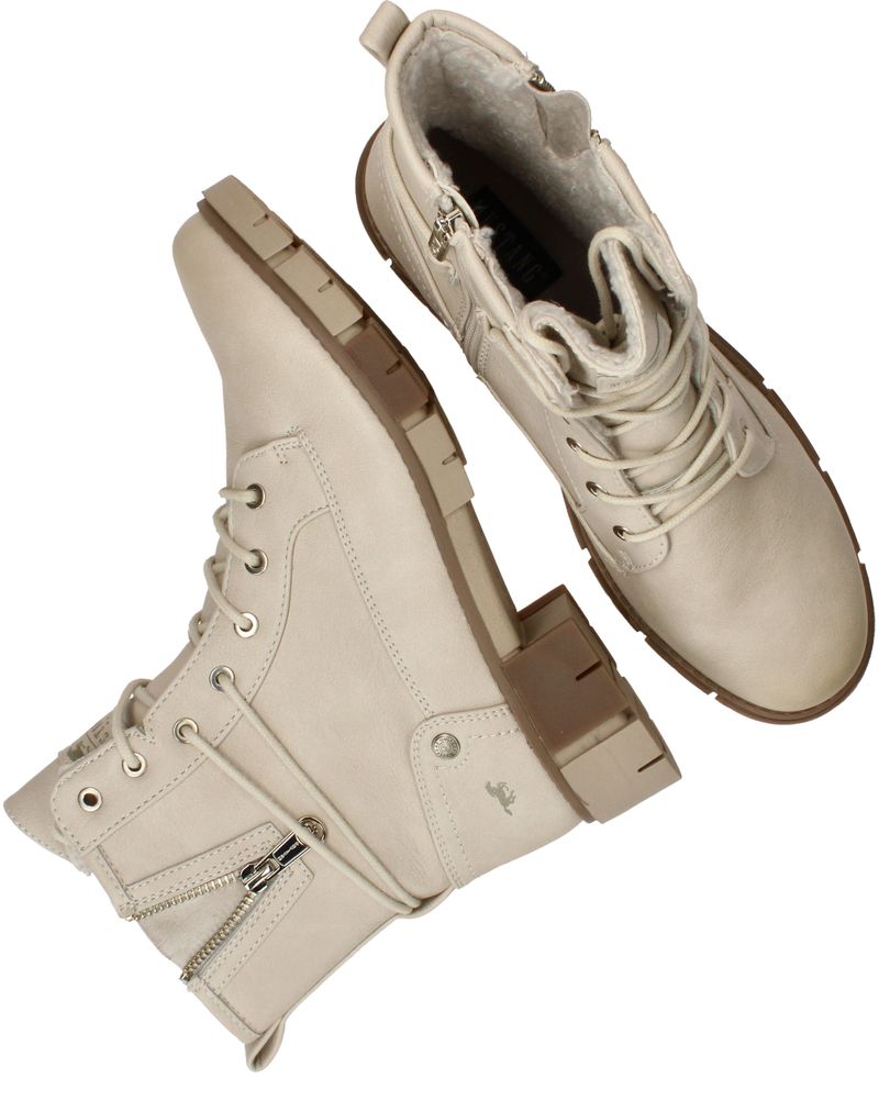 Mustang Veterboots Beige Dames